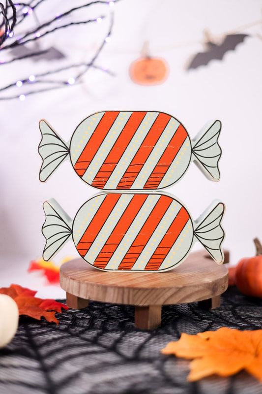 Reversible Chunky Wood Halloween Candy - Whiskey Skies - ADAMS & CO