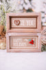 Reversible Happy Holidays/Love Wood Framed Sign - Whiskey Skies - ADAMS & CO