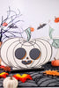 Reversible Pumpkin/Jack - O - Lantern Wooden Sitter - Whiskey Skies - ADAMS & CO
