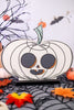 Reversible Pumpkin/Jack - O - Lantern Wooden Sitter - Whiskey Skies - ADAMS & CO