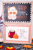 Reversible "Staring/Pumpkin Spice" Wood Framed Sign - Whiskey Skies - ADAMS & CO