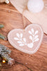 Reversible Wooden Heart Ornament - Whiskey Skies - ADAMS & CO