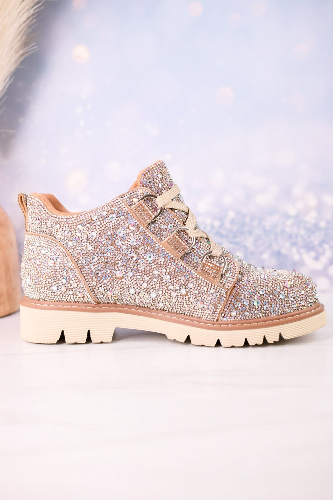 Rhinestone Campfire Booties - Whiskey Skies - CORKYS FOOTWEAR