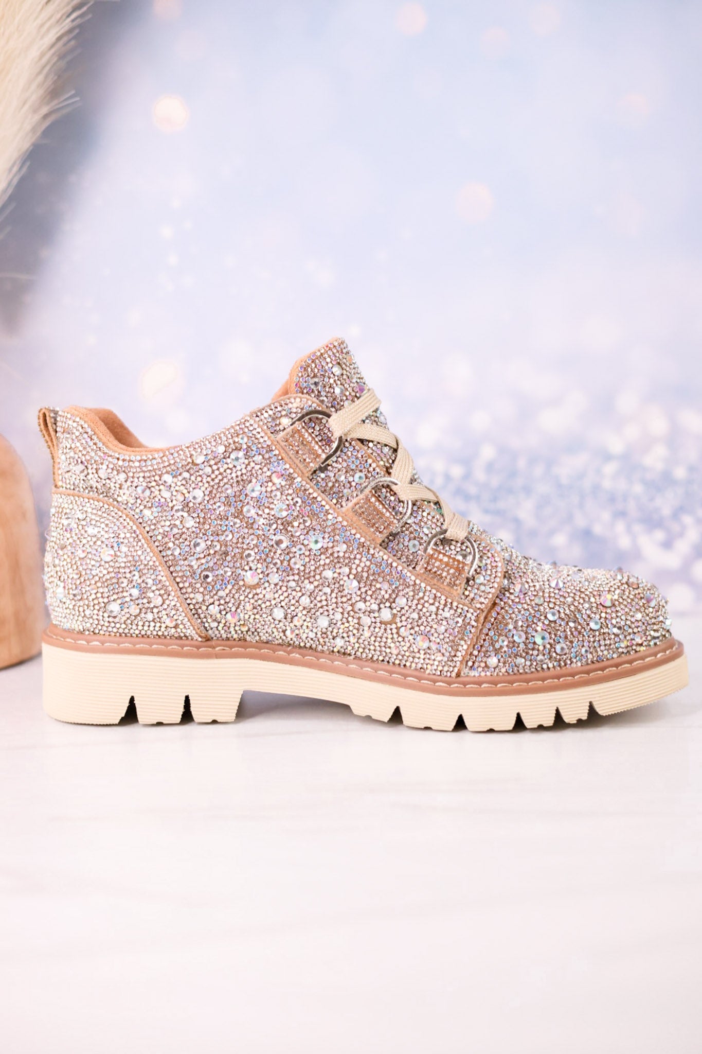 Rhinestone Campfire Booties - Whiskey Skies - CORKYS FOOTWEAR