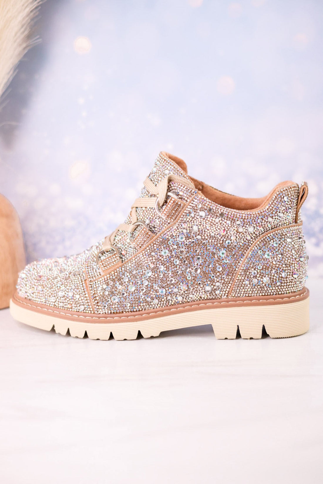 Rhinestone Campfire Booties - Whiskey Skies - CORKYS FOOTWEAR
