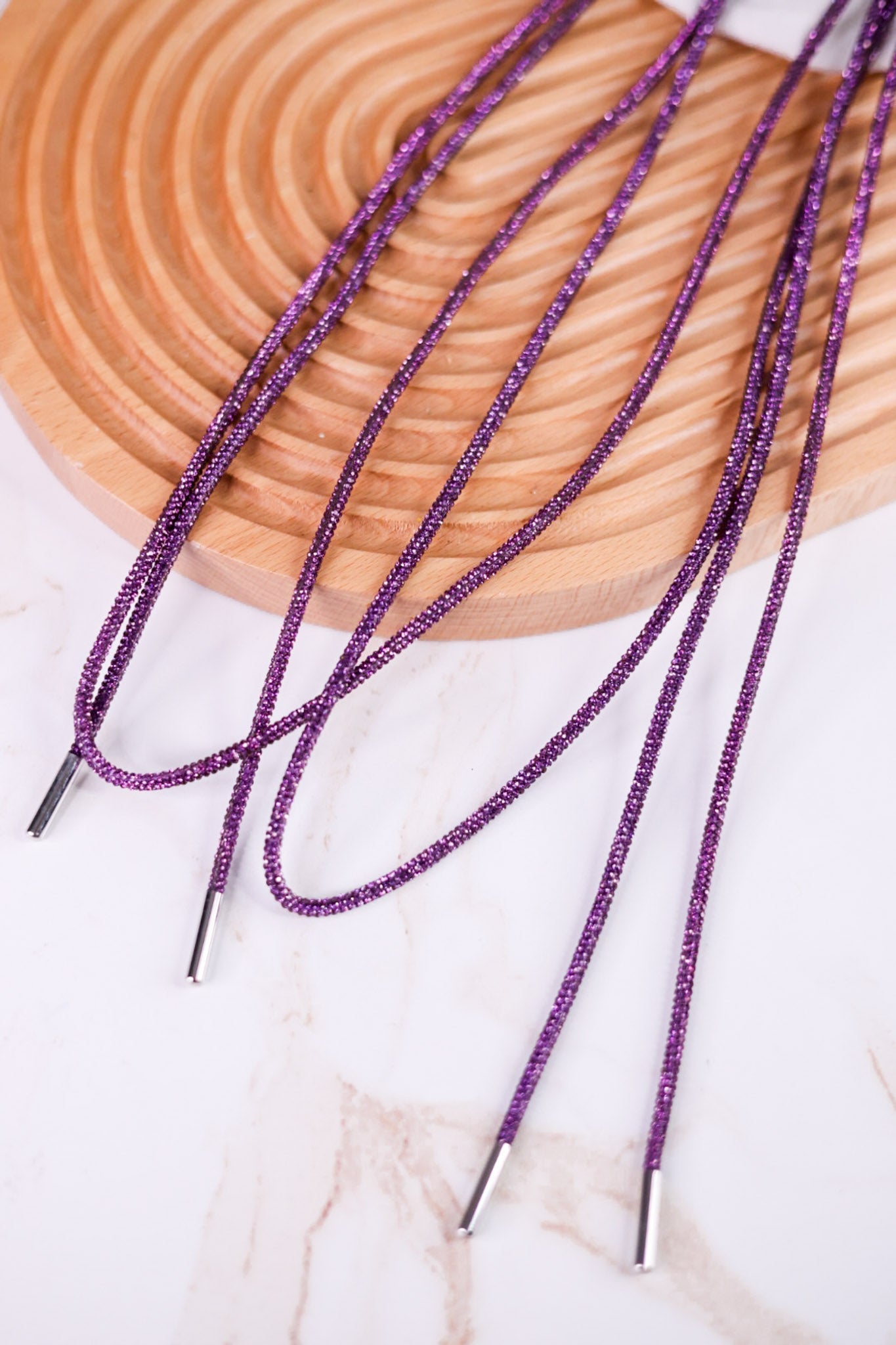 Rhinestone Shoe Laces (10 Colors) - Whiskey Skies - QUEENS DESIGNS