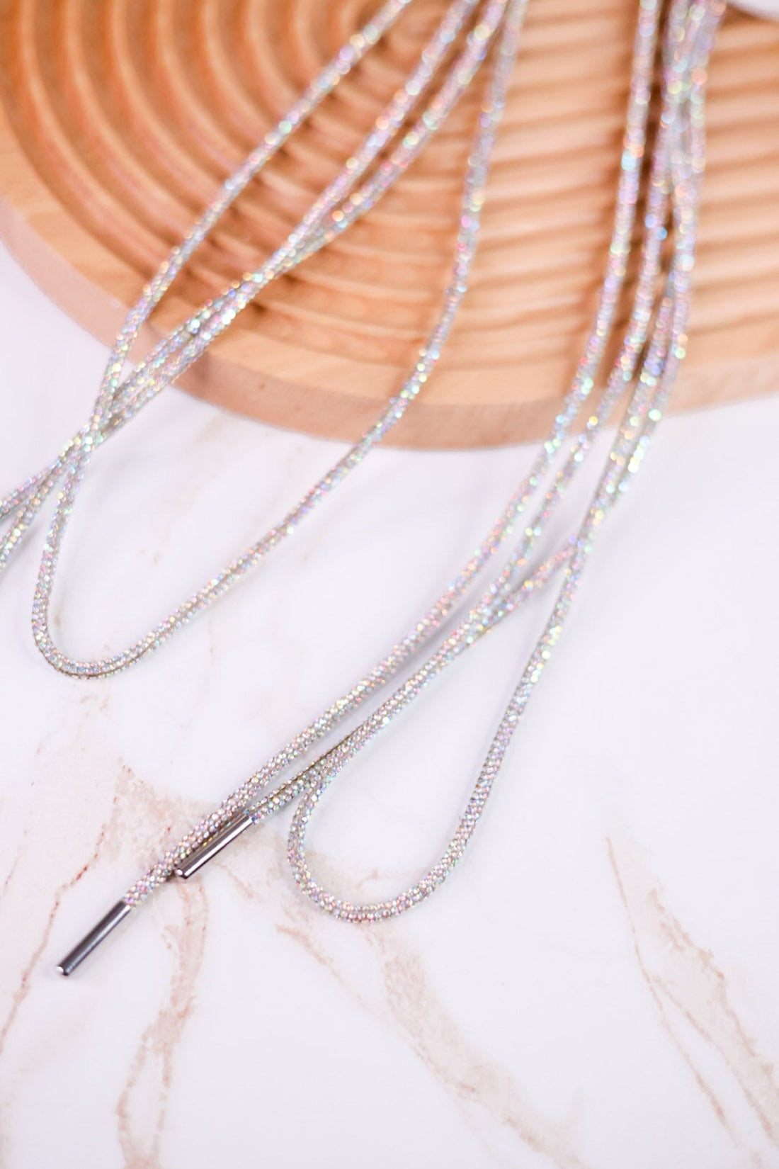 Rhinestone Shoe Laces (10 Colors) - Whiskey Skies - QUEENS DESIGNS