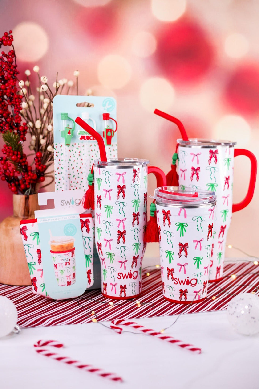 Ribbons and Bows Tumblers and Accessories - Whiskey Skies - SWIG LIFE