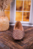Right There Woven Bronze Flats - Whiskey Skies - CORKYS FOOTWEAR