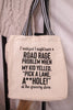 "Road Rage" Cotton Canvas Bag - Whiskey Skies - PAVILION