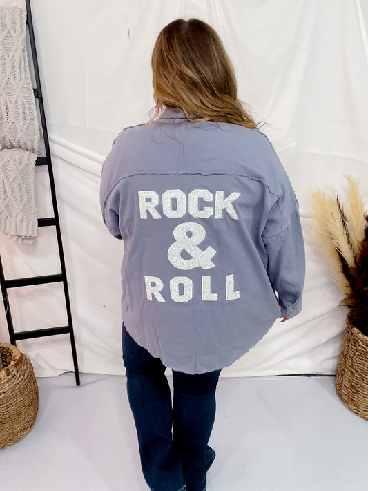 Rock And Roll Sequin Jacket - Whiskey Skies - JNNA