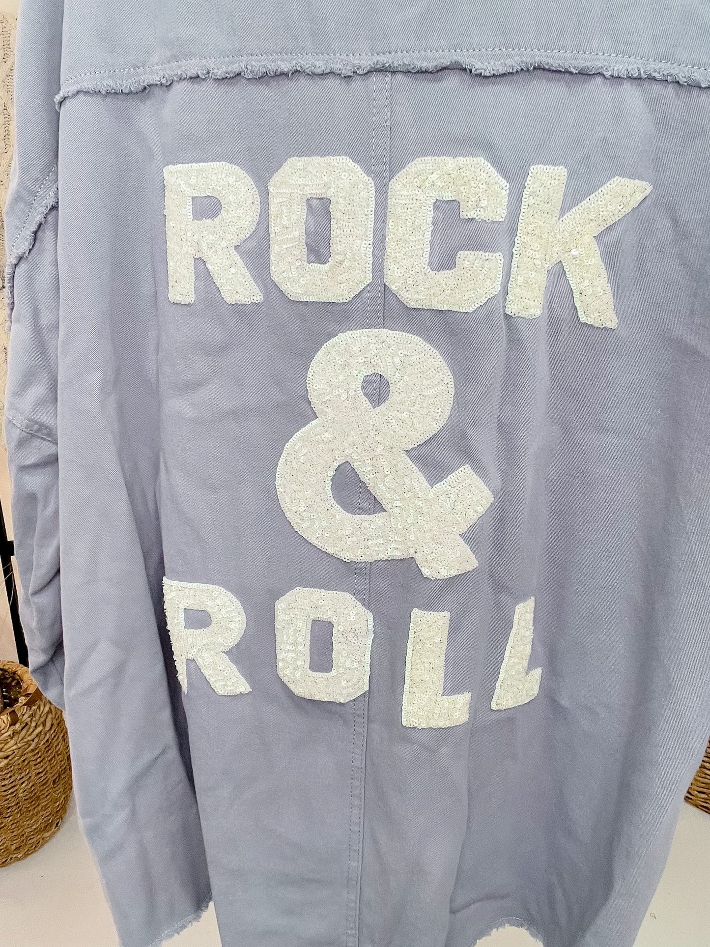 Rock And Roll Sequin Jacket - Whiskey Skies - JNNA