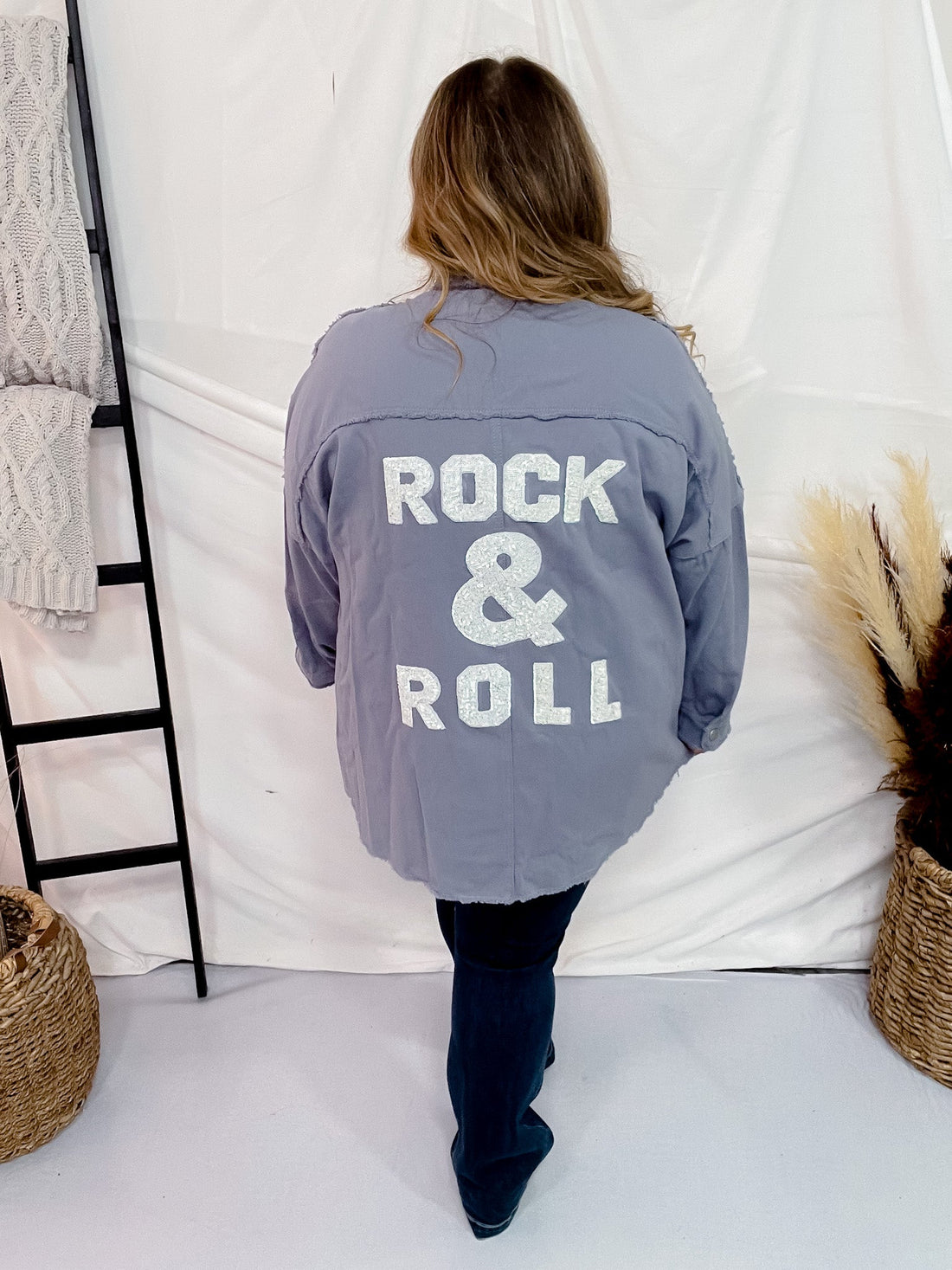 Rock And Roll Sequin Jacket - Whiskey Skies - JNNA