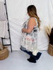 Rock n Roll Lace High Low Vest - Whiskey Skies - ORIGAMI APPAREL