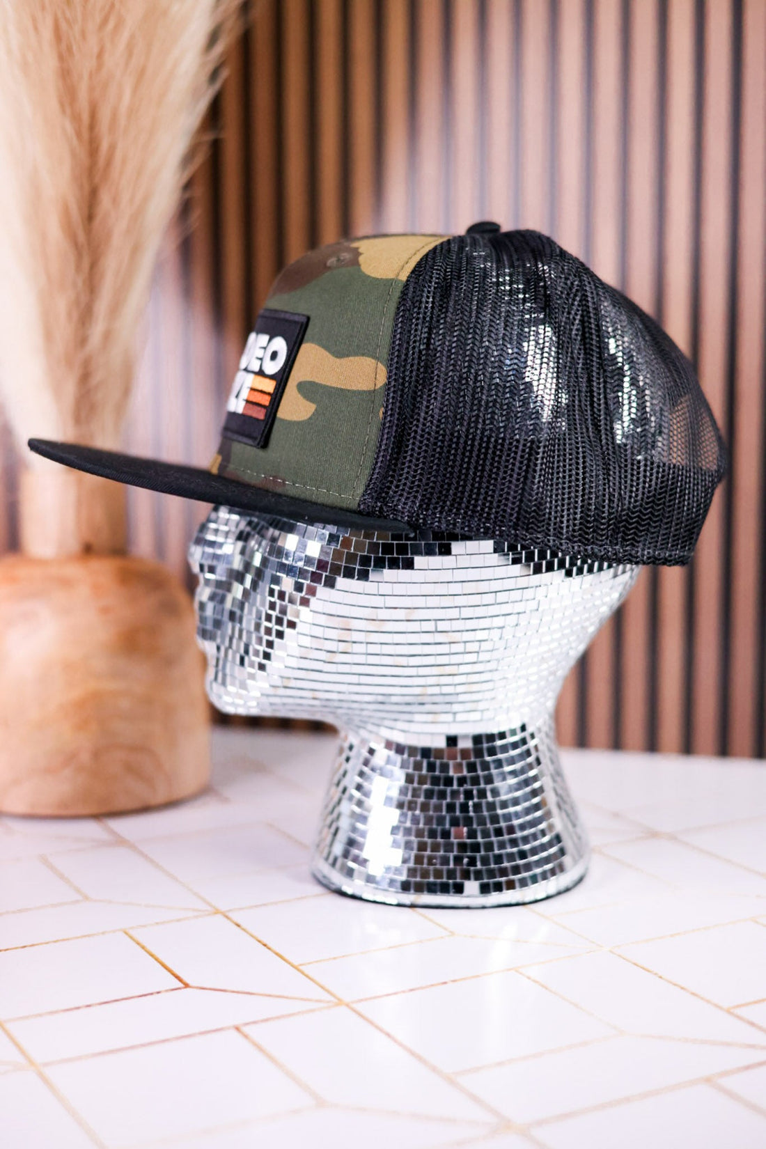 Rodeo Daze Snapback Trucker Hat - Whiskey Skies - RODEO HIPPIE