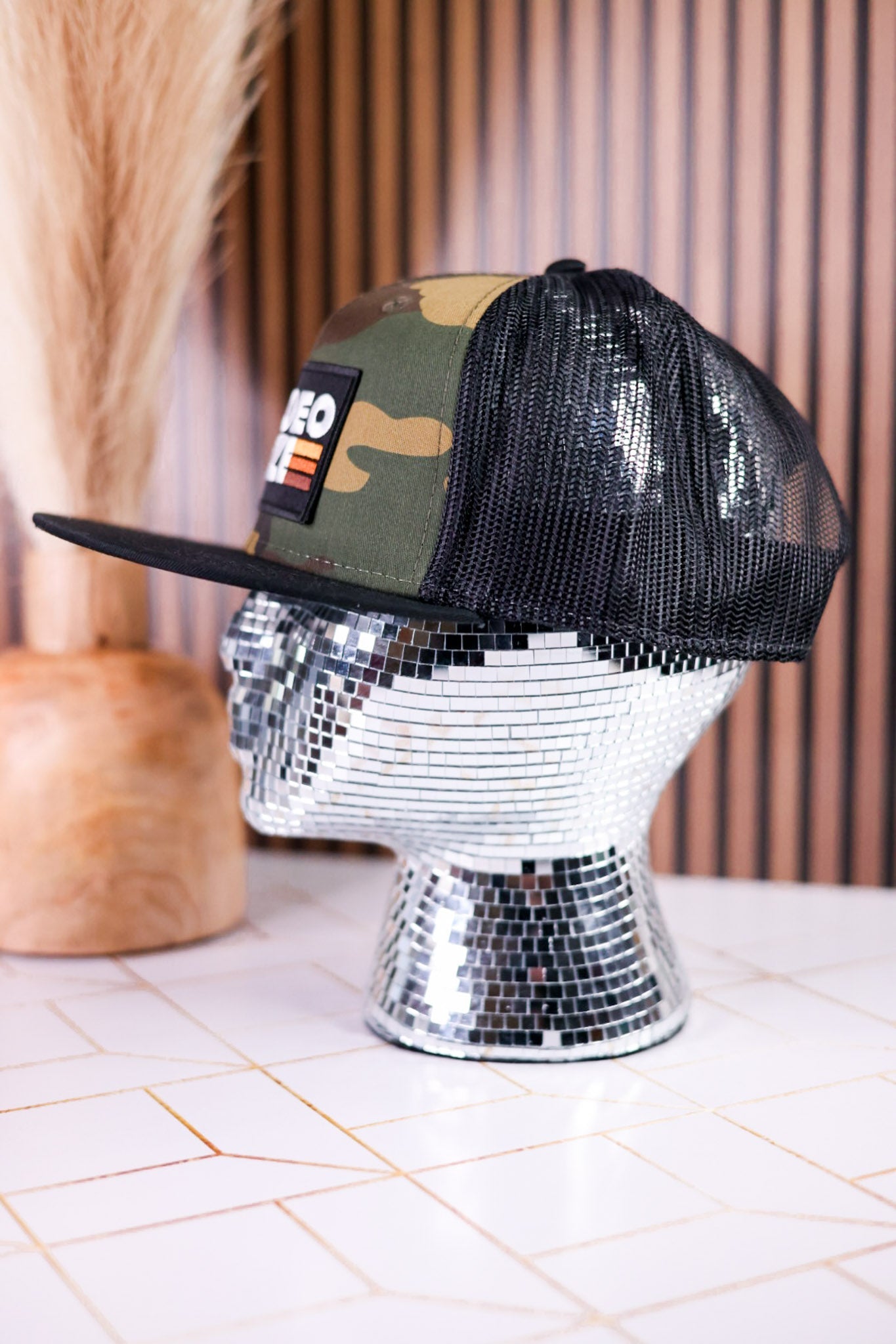 Rodeo Daze Snapback Trucker Hat - Whiskey Skies - RODEO HIPPIE