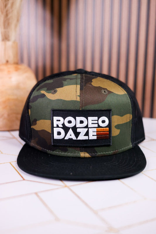 Rodeo Daze Snapback Trucker Hat - Whiskey Skies - RODEO HIPPIE