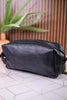 Roff Trail Toiletries Bag in Coal Black - Whiskey Skies - MYRA BAGS