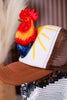 Rooster 3D Pop Trucker Hat - Whiskey Skies - JY DESIGNS