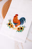 Rooster Sunflower Kitchen Towel - Whiskey Skies - C & F ENTERPRISES