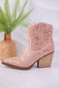 Rose Gold Maze Very G Booties - Whiskey Skies - VERY G