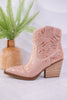 Rose Gold Maze Very G Booties - Whiskey Skies - VERY G