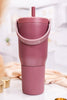 Rose Taupe 35oz Resa Tumbler - Whiskey Skies - BRUMATE