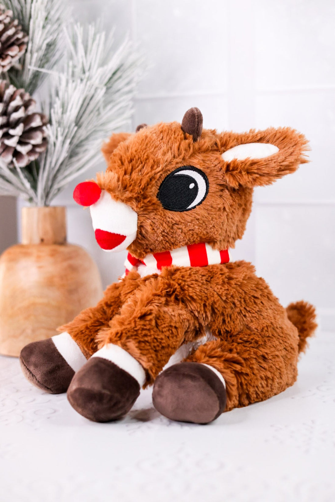 Rudolph With Scarf Warmie - Whiskey Skies - WARMIES