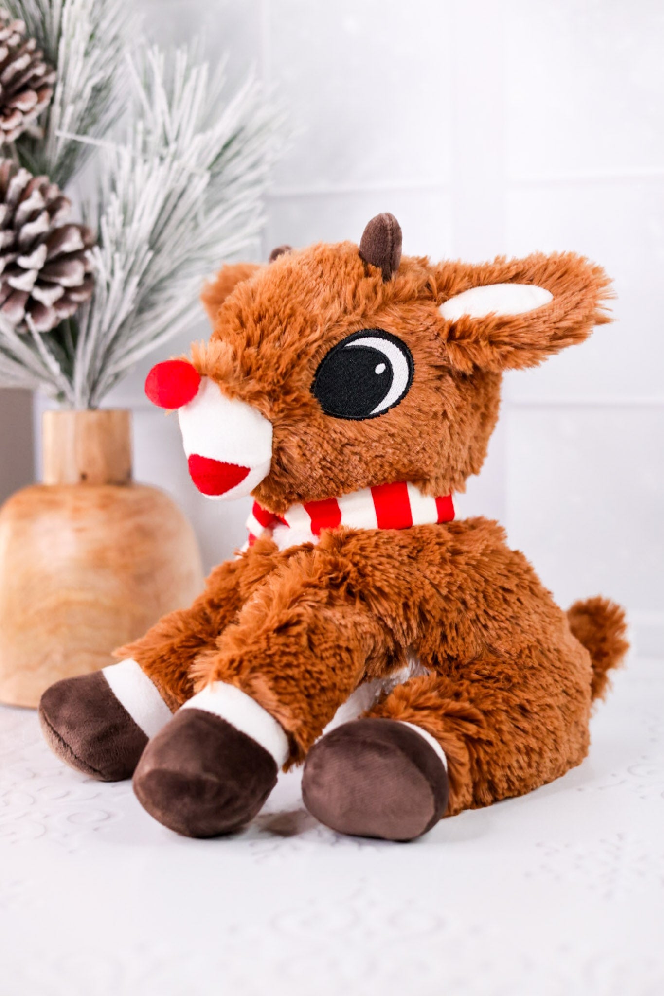 Rudolph With Scarf Warmie - Whiskey Skies - WARMIES