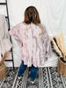 Ruffle Bottom Open Kimono - Whiskey Skies - EASEL