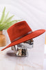 Rust Felt Fedora With Belted Band - Whiskey Skies - SAN DIEGO HAT COMPANY