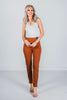 Rust Magic High Waist 28" Inseam Skinny Pants - Whiskey Skies - DEAR SCARLETT