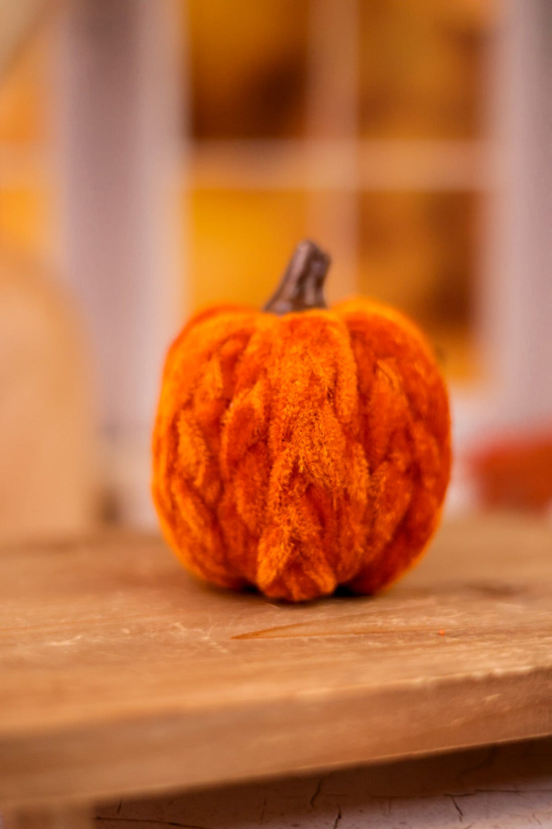 Rust Orange Braided Filler Pumpkins - Whiskey Skies - K&K INTERIORS