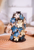 Rustic Multicolored Painted Metal Floral Candleholders (3 Styles) - Whiskey Skies - 180 DEGREES