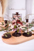 Rustic Painted Metal Pink Floral Candleholders (3 Styles) - Whiskey Skies - 180 DEGREES