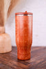 Saddle Stitch Cognac 30oz Mega Mug - Whiskey Skies - SWIG LIFE
