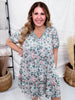 Sage Floral Loungewear Night Dress - Whiskey Skies - SHIRLEY & STONE