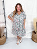 Sage Floral Loungewear Night Dress - Whiskey Skies - SHIRLEY & STONE
