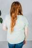 Sage Short Sleeve Waffle Tunic Top - Whiskey Skies - ANDREE BY UNIT