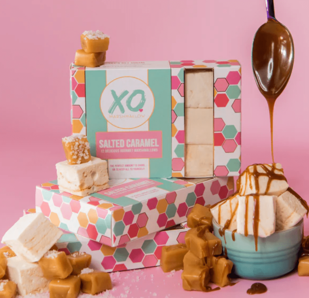 Salted Caramel Marshmallows - Whiskey Skies - XO MARSHMALLOW