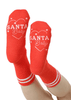 Santa Baby Fuzzy Crew Socks - Whiskey Skies - LIVING ROYAL