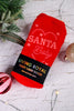 Santa Baby Fuzzy Crew Socks - Whiskey Skies - LIVING ROYAL