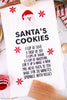 Santa's Cookies Flour Sack Towel - Whiskey Skies - C & F ENTERPRISES