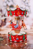 Santa's Sleigh Musical Animated Carousel - Whiskey Skies - RAZ IMPORTS