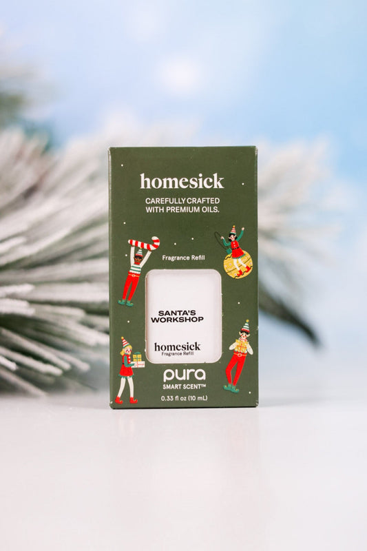 Santa's Workshop Home Fragrance Refill By Homesick - Whiskey Skies - PURA