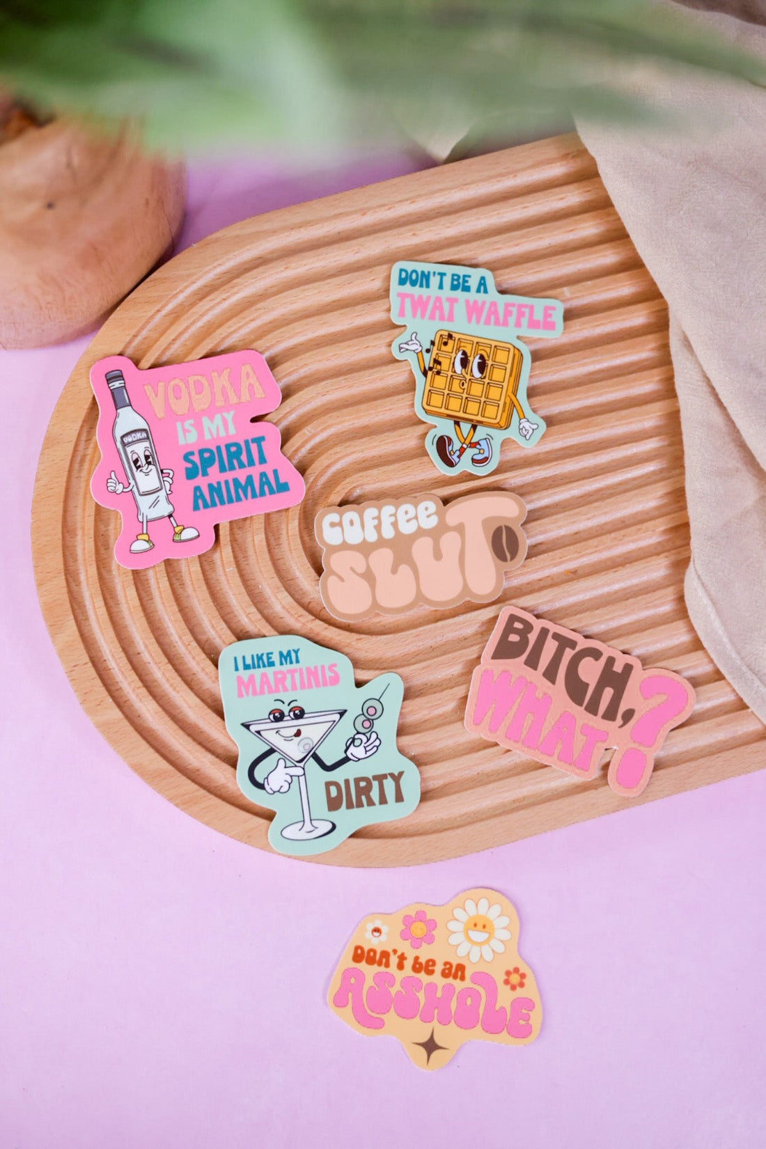 Sassy Stickers (6 Styles) - Whiskey Skies - PAPERSALT