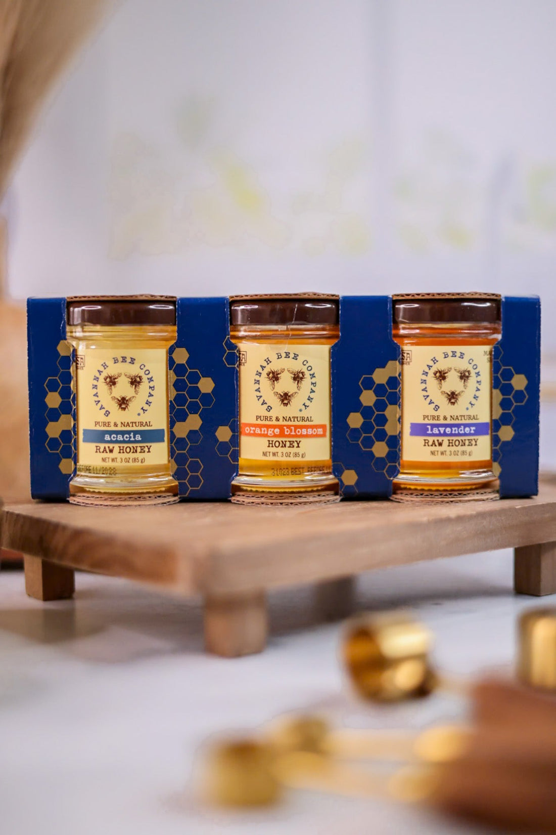 Savannah Bee Artisanal Honey Sampler (Set Of Three) - Whiskey Skies - SAVANNAH BEE COMPANY