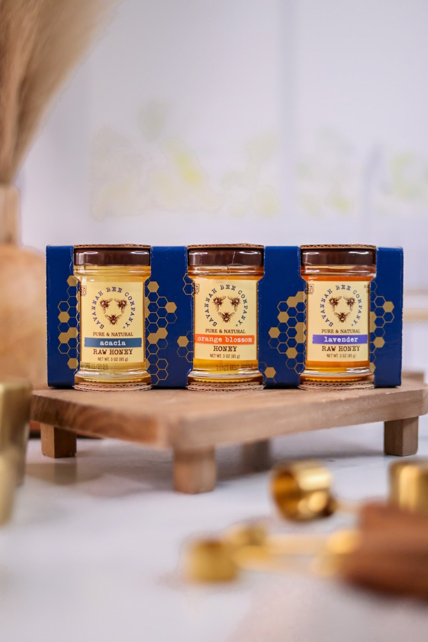 Savannah Bee Artisanal Honey Sampler (Set Of Three) - Whiskey Skies - SAVANNAH BEE COMPANY