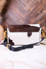 SAVI Mini Bag in Black & White Cowhide - Whiskey Skies - LOYAL WEST