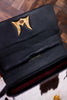 SAVI Mini Bag in Black & White Cowhide - Whiskey Skies - LOYAL WEST